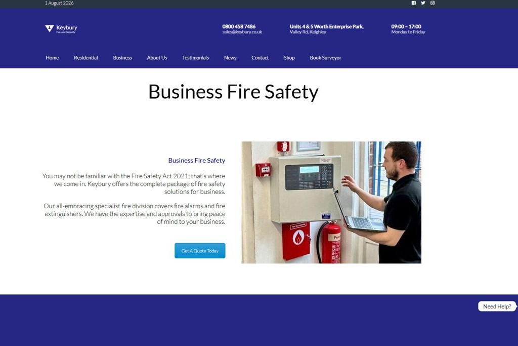 fire page